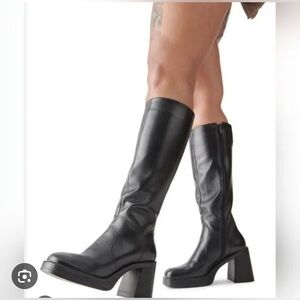 Fanatik Black leather boots